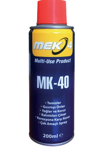 mek 4 MK-40 Pas Sökücü Koruyucu Yağlayıcı Çok Amaçlı Sprey 200 ML