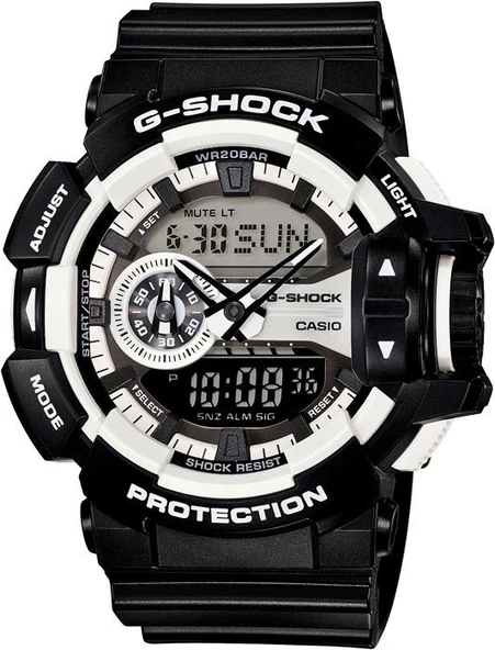 Casio G-Shock GA-400 Beyaz Yazılı Orijinal Shock Lastiği Kasa Silikonu - 2