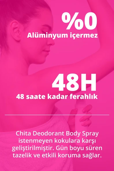 Chita Kadın Deodorant Fresh Breeze Ter Kokusu Önleyici 150 Ml - 2