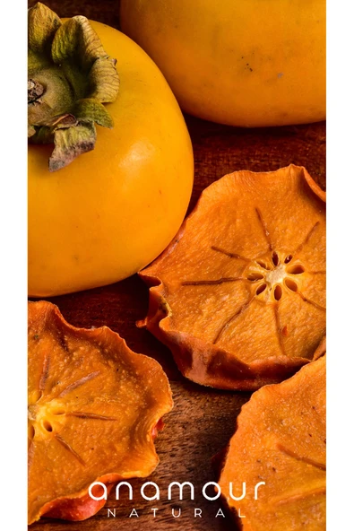 Anamour Natural Trabzon Hurma Kurusu - Cips Cennet Hurması (Şekersiz) - Kuru Meyve Kıtırı 25 Gram - 5