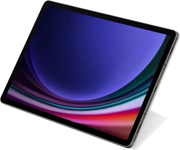 Samsung Galaxy Tab S9 Ultra Akıllı Kapaklı Kılıf Beyaz Outlet - 7