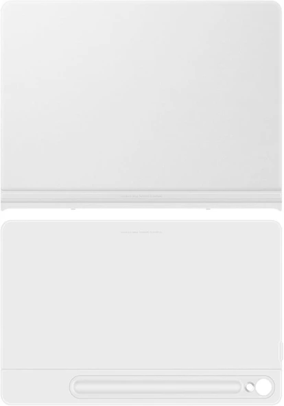 Samsung Galaxy Tab S9 Ultra Akıllı Kapaklı Kılıf Beyaz Outlet - 4