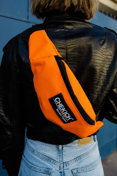 CNT002 Keten Kadın Çapraz Çantası TURUNCU - 4