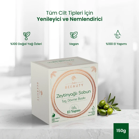 Taş Dövme Sabun Zeytinyağı * 150 gr ürün görseli 1