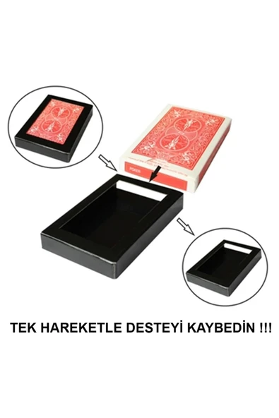NİSFİ KUTUR Sihirli Kaybolan Ste Oyun Kağıdı Ilizyon Oyunu Kaybolan Kart