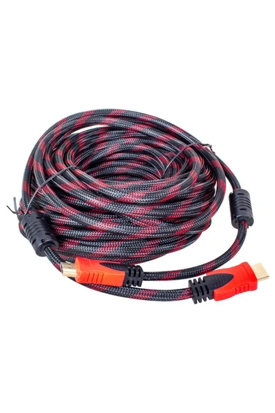 DENİZ 24K 1.4V 3D ALTIN UÇLU 25 METRE ÖRGÜLÜ POŞETLİ HDMI KABLO (4767) - BLC8223-6866