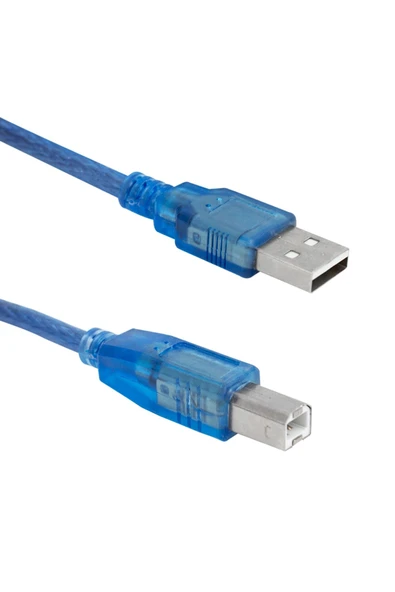 LİSİNYA 2.0 ŞEFFAF 10 METRE USB YAZICI KABLOSU