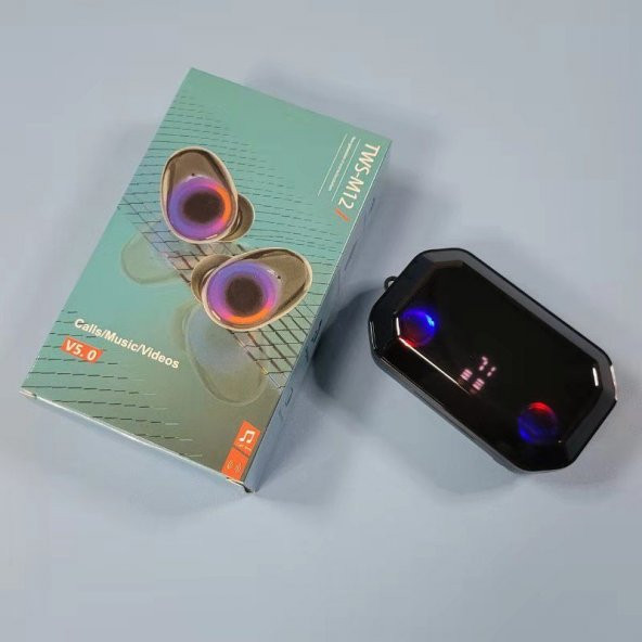 Vothoon M12 Tws Kablosuz Kulaklık Powerbank Özelliği Bluetooth 5.0 Earbuds - Resim 4