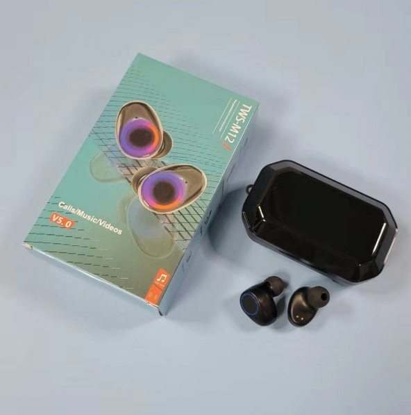 Vothoon M12 Tws Kablosuz Kulaklık Powerbank Özelliği Bluetooth 5.0 Earbuds - Resim 5