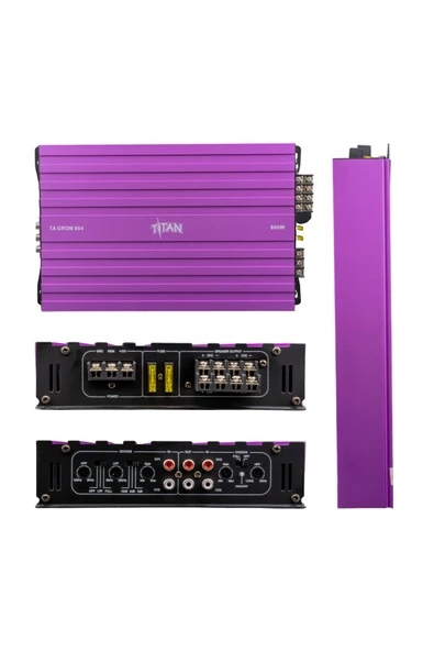 ATESİN ONLİNE E Titan-804 4 Kanal Rms 800 Max 1600 Watt Oto Amfi-anfi
