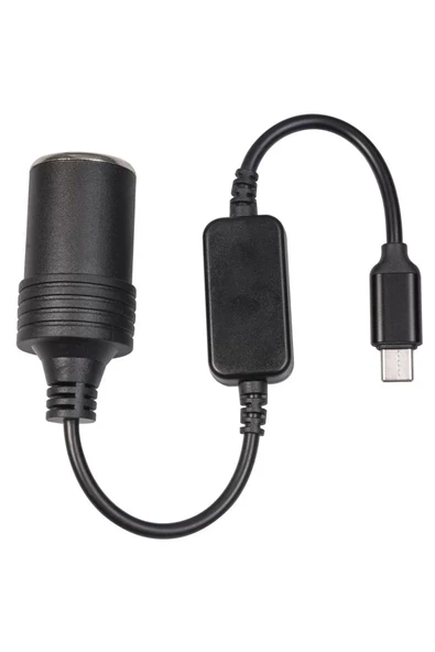 SHOPZUM PM-24759 TYPE-C 5 VOLT TO 12 VOLT ÇAKMAK FİŞ ÇEVİRİCİ