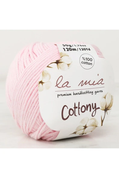 KUZGUN ONLİNE SHOP La Mia Cottony Pembe Bebek El Örgü İpi - P13-L013 - 33564