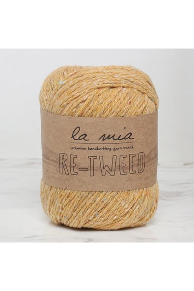 KUZGUN ONLİNE SHOP La Mia Re-Tweed Sarı Melanj El Örgü İpi - L124 - 34413