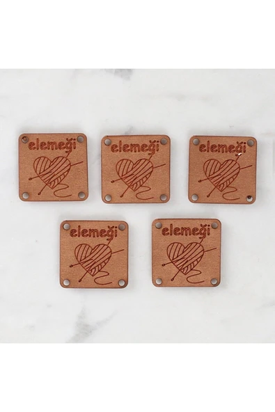 KUZGUN ONLİNE SHOP Loren Crafts Elemeği Deri Arma 5 Adet - 1571
