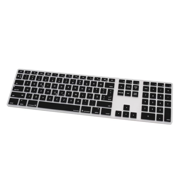 F Klavye Apple Magic Keyboard-1 Kılıf F-Türkçe (UK-US) Numerik DaktiloTip Baskı A1243 ile Uyumlu - 3
