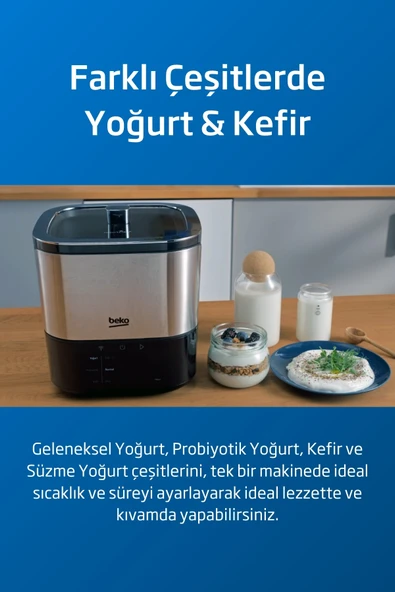 BEKO YM 8242 I Yoğurt Chef Probiyotik Yoğurt &Kefir Makinesi - 4