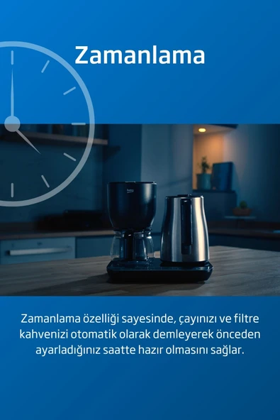 Beko   CFM 8147 I Dem Deluxe Otomatik Çay Makinesi - Resim 6