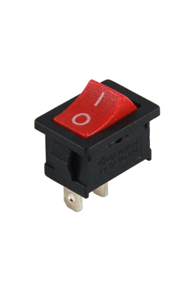 KUZGUN ONLİNE SHOP IC-120A MİNİ KIRMIZI IŞIKSIZ ANAHTAR 2P (13MM X 19MM)