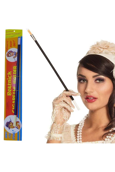 KUZGUN ONLİNE SHOP Uzun Sigara Ağızlık 70li 80li 90lı Yıllar Retro Parti 30 cm