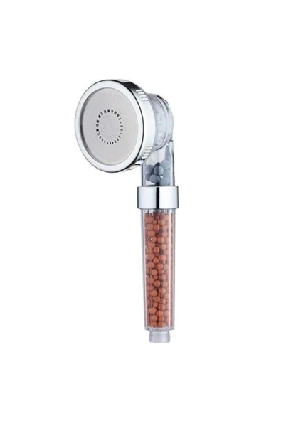 KUZGUN ONLİNE SHOP BUFFER® %50 Su Tasarruflu ve Arıtmalı Doğal Taşlı Banyo El Duş Başlığı