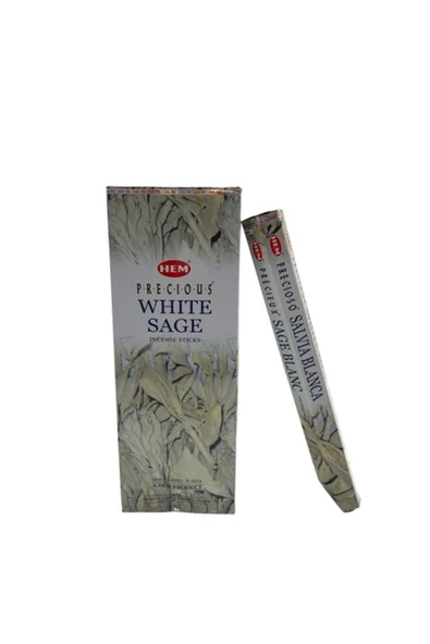 KUZGUN ONLİNE SHOP Hem Precious White Sage Aromalı Çubuk Tütsü