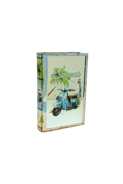 KUZGUN ONLİNE SHOP Kitap Şeklinde Ahşap Kutu