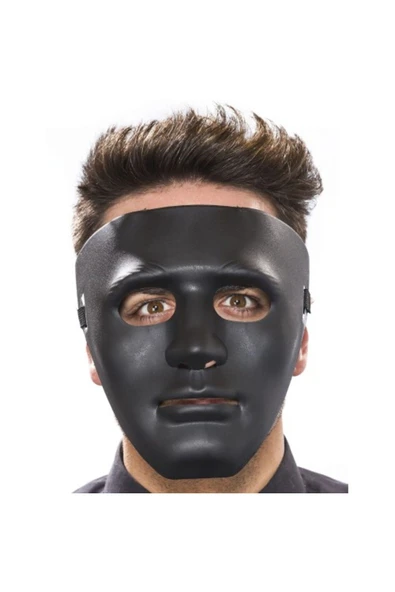 KUZGUN ONLİNE SHOP Siyah Hip Hop Jabbawockeez Dans Maskesi