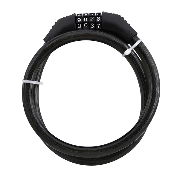 Şifreli Bisiklet Halat Zincir Kilidi 80 cm Çelik Kilit Çap 12 mm Ø  Hırsız Önleme Güvenlik 1 Adet - Resim 3