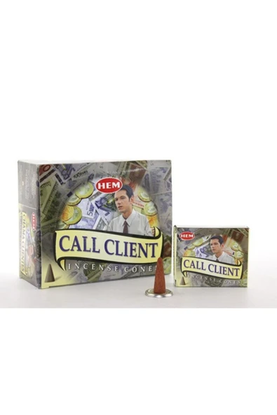 KUZGUN ONLİNE SHOP Call Clients Aromalı Konik Tütsü