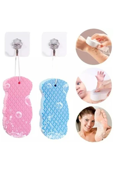 KUZGUN ONLİNE SHOP Bebek Peeling Banyo Süngeri