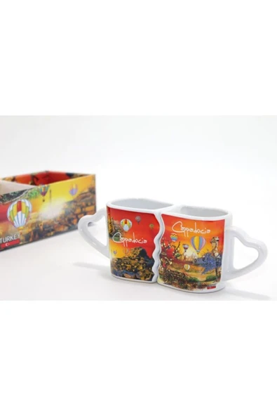 KUZGUN ONLİNE SHOP 2'li Yöresel Kupa Bardak Seti Model 2