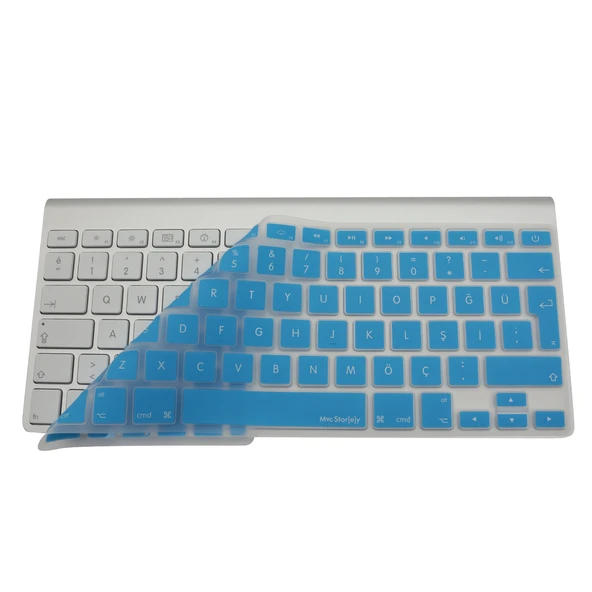 Apple Magic Keyboard A1314 A1242 Türkçe Q Uyumlu Klavye Koruyucu – ISO Ters L Enter Silikon - Resim 6