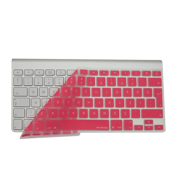 Apple Magic Keyboard A1314 A1242 Türkçe Q Uyumlu Klavye Koruyucu – ISO Ters L Enter Silikon - Resim 5