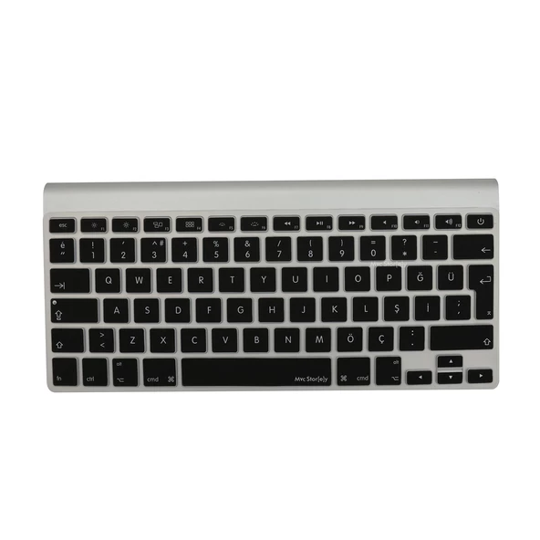 Klavye Koruyucu Apple Magic Keyboard-1 Türkçe Q Baskılı Silikon Kılıf A1314 A1242 ile Uyumlu - 8