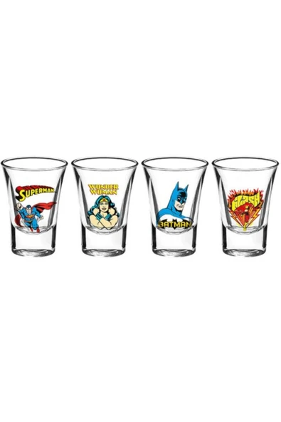 KUZGUN ONLİNE SHOP Justice League Bardak Seti