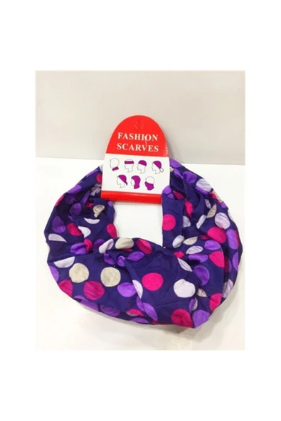KUZGUN ONLİNE SHOP Puantiyeli Bandana Baf Maske