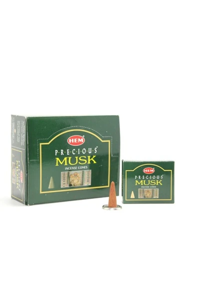 KUZGUN ONLİNE SHOP Precious Musk Aromalı Konik Tütsü