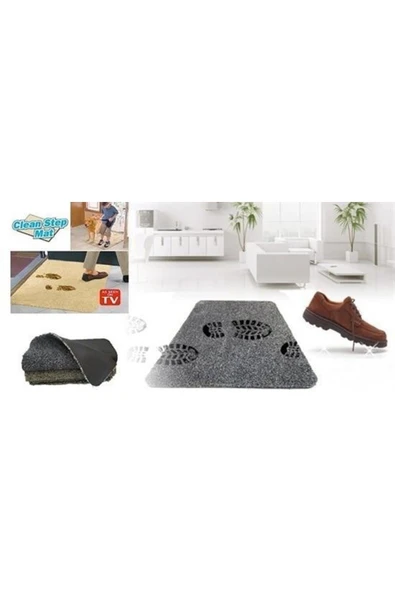 KUZGUN ONLİNE SHOP BUFFER® Çamaşır Makinesinde Yıkanabilir Kir Toz Emici Mikrofiberli Paspas