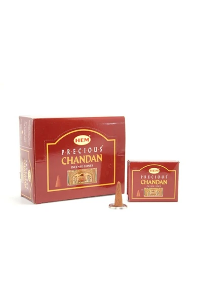 KUZGUN ONLİNE SHOP Precious Chandan Aromalı Konik Tütsü