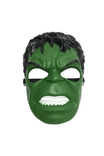 KUZGUN ONLİNE SHOP Yeşil Renk Süper Kahraman Dev Adam Hulk Maskesi