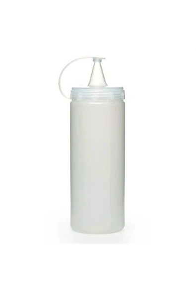 BRL BUFFER® Şeffaf Kapaklı Sızdırmaz Yağlık Sosluk Şişesi Plastik Yağdanlık 400 ml AP-9028