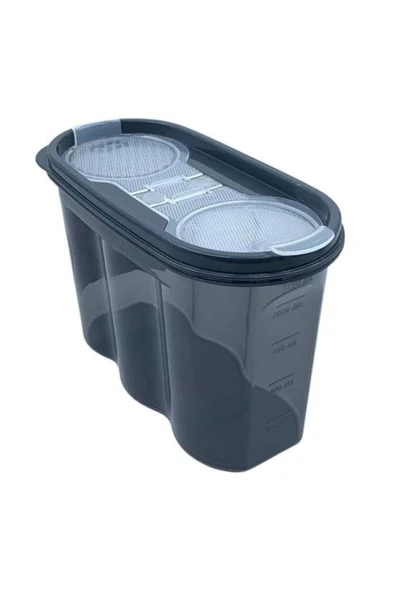 BRL BUFFER® 2 Kapaklı Ölçekli Erzak Saklama Kabı - 1,2 Litre - SA930