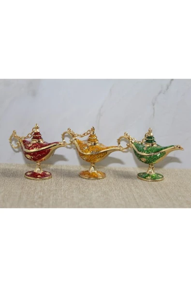 KTYRA52 Taşlı Minik Figür - Alaaddin'ın Lambası