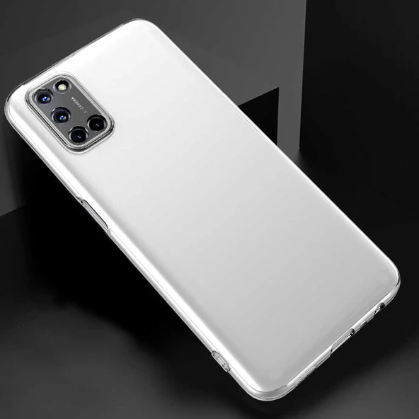 Oppo Reno 4 Kılıf Zore Kamera Korumalı Süper Silikon Kılıf - Resim 6