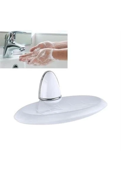 SHELLA Buffer® Lüks Milenyum Sabunluk Dekoratif Beyaz Sabun Tutucu Stand