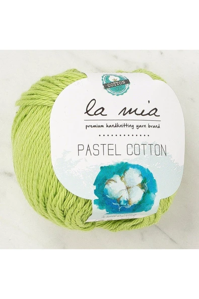 AVANTAJ KAPIDA La Mia Pastel Cotton Fıstık Yeşili El Örgü İpi - L186 - 33960