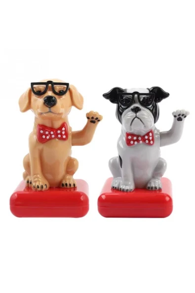 DTAB Güneş Enerjili Sallanan Köpek Figürü