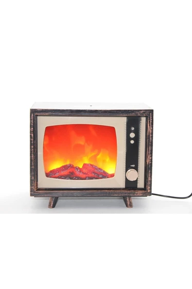 DUOZA Tv Tasarımlı Ledli Şömine Lamba Aalk2511 - CBT4125-9531