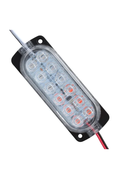 POWERMASTER Modül Led 12-24v 1.2w Parlak Yanip Sönen Kirmizi/mavi 2835