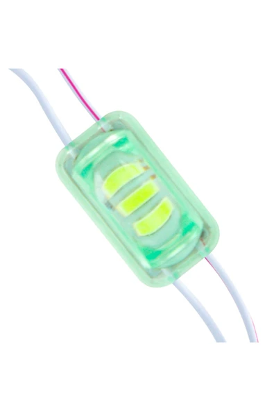 POWERMASTER Modül Led 12v 1.5w Yeşil 2835 85x73 Mm Ip65 240-260lm 180 Rece